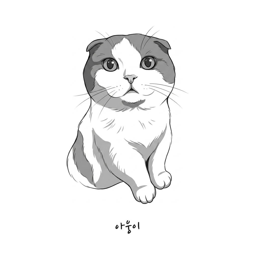 리얼리즘 스타일 도안